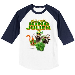 All Hail King Julien Gift For Fans All Hail King Julien Crimson Baseball Sleeve Shirt