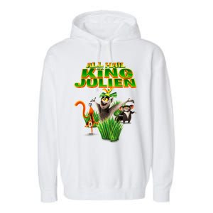 All Hail King Julien Gift For Fans All Hail King Julien Crimson Garment-Dyed Fleece Hoodie