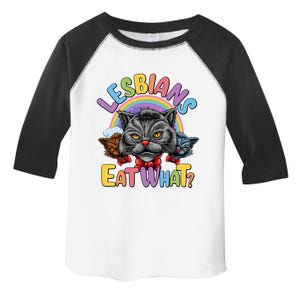 Adult Humor Lesbians Eat What Pussy Cat Funny Lgbt Pride Gift Toddler Fine Jersey T-Shirt