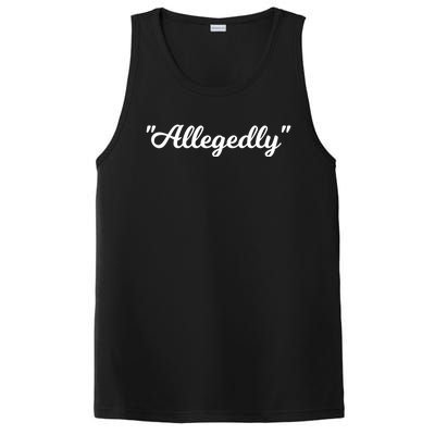 Allegedly Humor Lawyer Quote Funny Attorney Law School Gift PosiCharge Competitor Tank