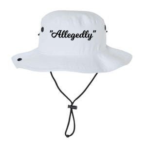 Allegedly Humor Lawyer Quote Funny Attorney Law School Gift Legacy Cool Fit Booney Bucket Hat