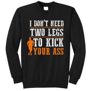 Ampu Humor Life Full Time Leg Arm Funny Recovery Gifts Sweatshirt