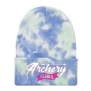 Archery Hunting Lover Athletic Bow Hunting Archer Arrow Gift Tie Dye 12in Knit Beanie