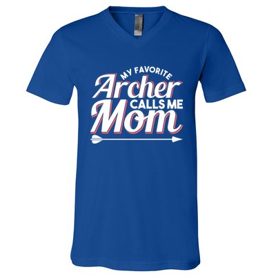 Archery Hunting Lover Bow Hunting Arrow Archer Athletic Gift V-Neck T-Shirt