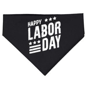 Awesome Happy Labor Day USA-Made Doggie Bandana