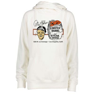 Alan HaleS Lobster Barrel Los Angeles Ca Restaurant Womens Funnel Neck Pullover Hood