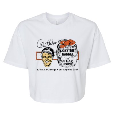 Alan HaleS Lobster Barrel Los Angeles Ca Restaurant Bella+Canvas Jersey Crop Tee