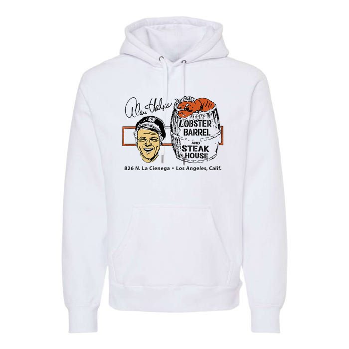 Alan HaleS Lobster Barrel Los Angeles Ca Restaurant Premium Hoodie