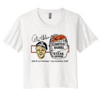 Alan HaleS Lobster Barrel Los Angeles Ca Restaurant Women's Crop Top Tee