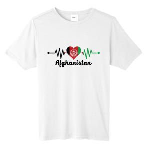 Afghanistan Heart Love Pulse Flag Support Tall Fusion ChromaSoft Performance T-Shirt