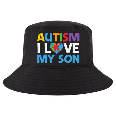 Autism Heart Love Autism Puzzle, Autism Mom Cool Comfort Performance Bucket Hat