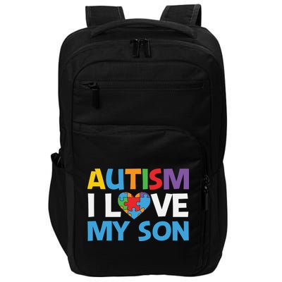 Autism Heart Love Autism Puzzle, Autism Mom Impact Tech Backpack