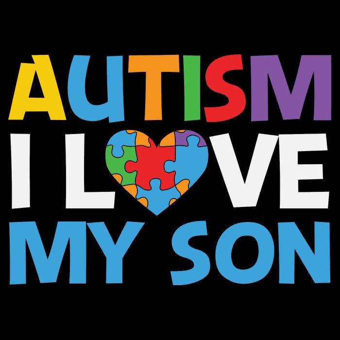 Autism Heart Love Autism Puzzle, Autism Mom 16 in Basic Backpack