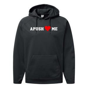 Apush Heart Me Students Teachers Performance Fleece Hoodie