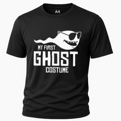 Adult Humor My First Ghost Costume Funny Halloween Gift Performance Shirt