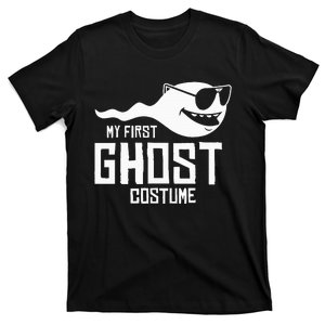 Adult Humor My First Ghost Costume Funny Halloween Gift T-Shirt