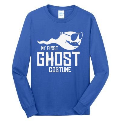 Adult Humor My First Ghost Costume Funny Halloween Gift Tall Long Sleeve T-Shirt