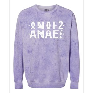 Anal Hidden Message The Original 2024 Colorblast Crewneck Sweatshirt