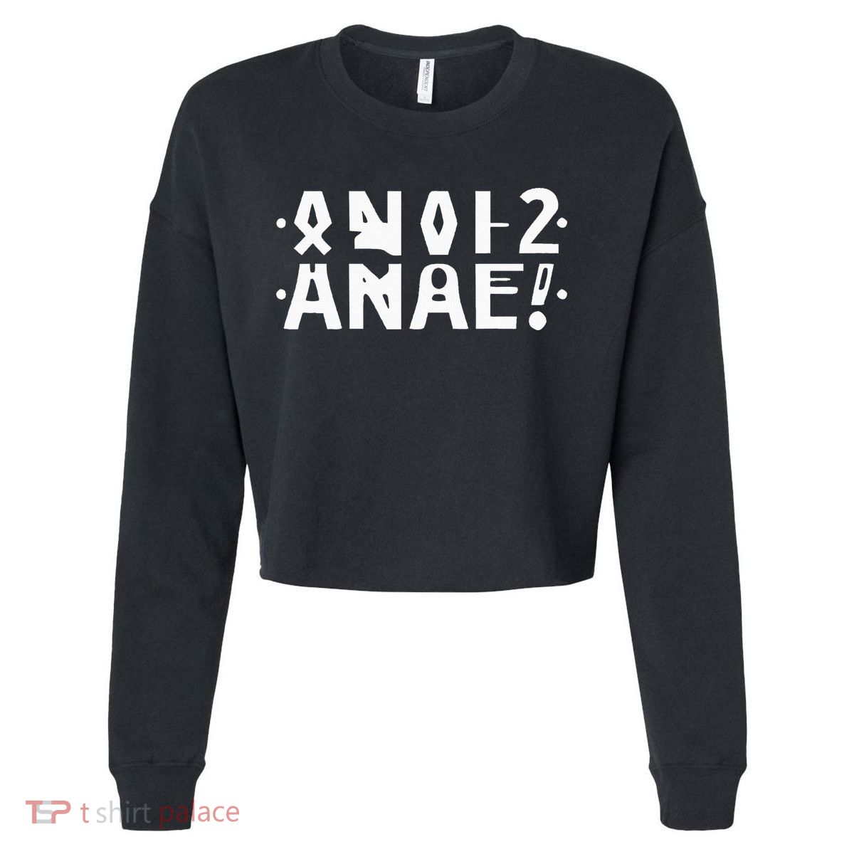 Anal Hidden Message The Original 2024 Cropped Pullover Crew
