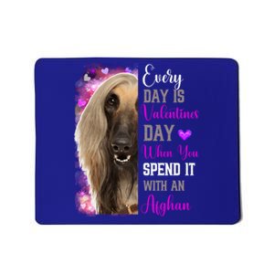 Afghan Hound Mom Funny Valentines Day Dog Lovers Afghanistan Gift Mousepad