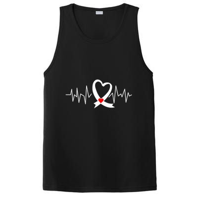 American Heart Month Heart Health Awareness Heart Disease Gift PosiCharge Competitor Tank