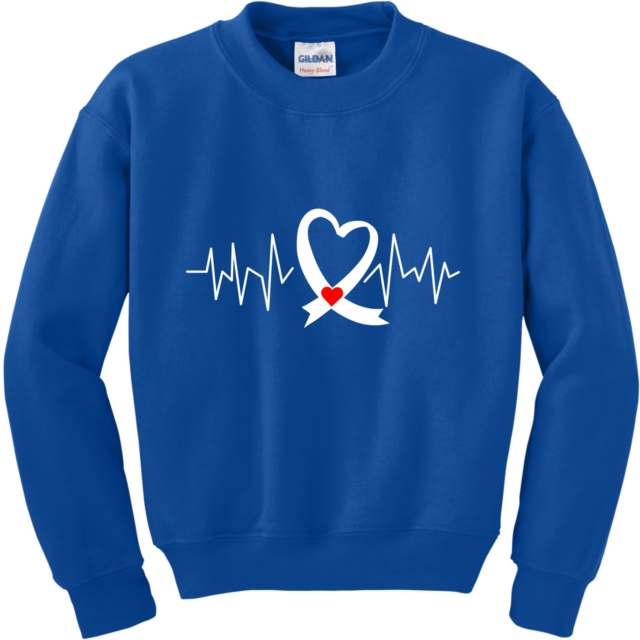 American Heart Month Heart Health Awareness Heart Disease Gift Kids Sweatshirt