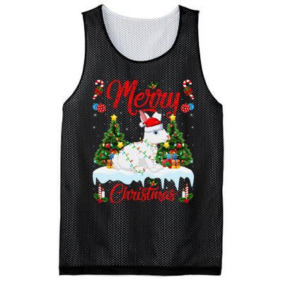 Arctic Hare Merry Christmas Tree Lights Arctic Hare Xmas Mesh Reversible Basketball Jersey Tank