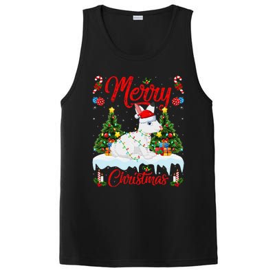 Arctic Hare Merry Christmas Tree Lights Arctic Hare Xmas PosiCharge Competitor Tank