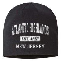 Atlantic Highlands New Jersey Nj Vintage Established Sports Sustainable Beanie