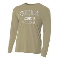 Atlantic Highlands New Jersey Nj Vintage Established Cooling Performance Long Sleeve Crew