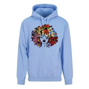 Afro Hair Natural Black History Juneteenth Pride Unisex Surf Hoodie