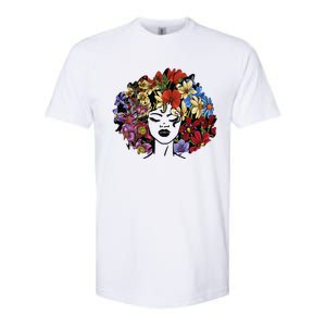 Afro Hair Natural Black History Juneteenth Pride Softstyle CVC T-Shirt