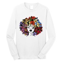 Afro Hair Natural Black History Juneteenth Pride Long Sleeve Shirt