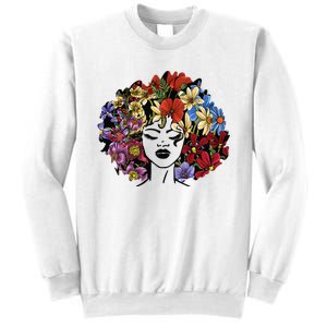 Afro Hair Natural Black History Juneteenth Pride Sweatshirt