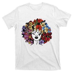 Afro Hair Natural Black History Juneteenth Pride T-Shirt