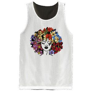 Afro Hair Natural Black History Juneteenth Pride Mesh Reversible Basketball Jersey Tank