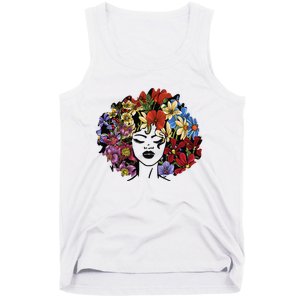 Afro Hair Natural Black History Juneteenth Pride Tank Top