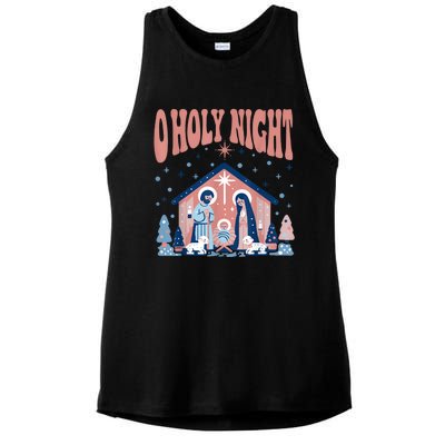 A Holy Night Ladies PosiCharge Tri-Blend Wicking Tank