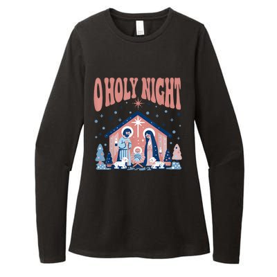 A Holy Night Womens CVC Long Sleeve Shirt