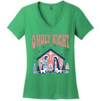 A Holy Night Women's V-Neck T-Shirt