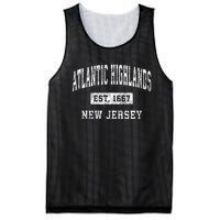 Atlantic Highlands New Jersey Nj Vintage Established Sports Mesh Reversible Basketball Jersey Tank