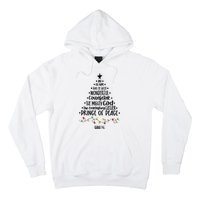 And His Name Shall Be Called Wonderful Counselor Christmas Tree Hoodie