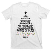 And His Name Shall Be Called Wonderful Counselor Christmas Tree T-Shirt