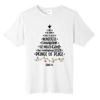 And His Name Shall Be Called Wonderful Counselor Christmas Tree Tall Fusion ChromaSoft Performance T-Shirt