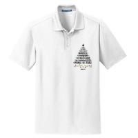 And His Name Shall Be Called Wonderful Counselor Christmas Tree Dry Zone Grid Polo