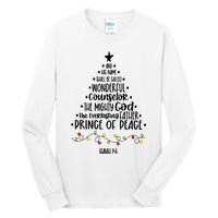 And His Name Shall Be Called Wonderful Counselor Christmas Tree Tall Long Sleeve T-Shirt