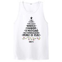 And His Name Shall Be Called Wonderful Counselor Christmas Tree PosiCharge Competitor Tank