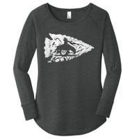 Arrowhead Hunting Native American Relic Hunter Arrowhead Women's Perfect Tri Tunic Long Sleeve Shirt