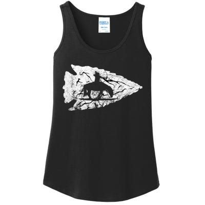 Arrowhead Hunting Native American Relic Hunter Arrowhead Ladies Essential Tank