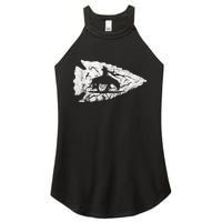 Arrowhead Hunting Native American Relic Hunter Arrowhead Women's Perfect Tri Rocker Tank